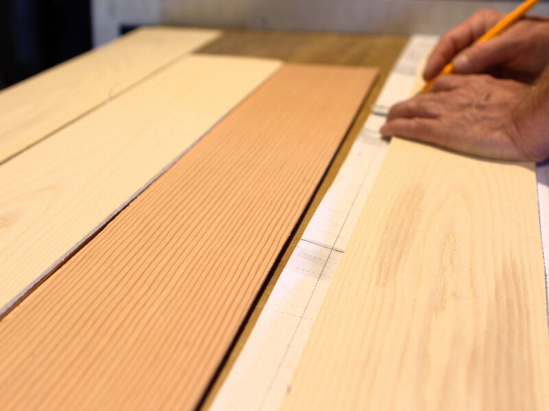 Selecting wood for ski construction